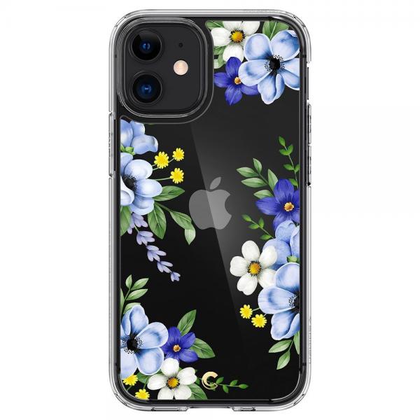 Carcasa Spigen Cecile iPhone 12 Mini Midnight Bloom 1 - lerato.ro