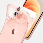 Carcasa Spigen Liquid Crystal compatibila cu iPhone 12 Mini Glitter Rose 9 - lerato.ro