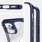 Carcasa Spigen Optik Crystal compatibila cu iPhone 12 Mini Chrome Blue 8 - lerato.ro