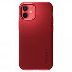 Husa slim Spigen Thin Fit iPhone 12 Mini Red 2 - lerato.ro