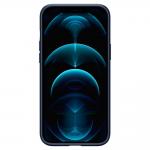 Carcasa Spigen Liquid Air compatibila cu iPhone 12 Pro Max Navy Blue