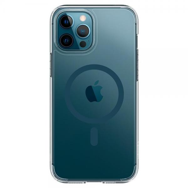 Carcasa Spigen Ultra Hybrid MagSafe compatibila cu iPhone 12 Pro Max Pacific Blue