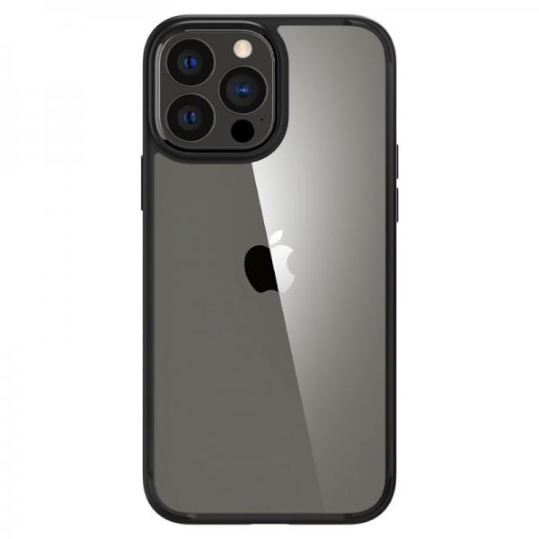 Carcasa Spigen Crystal Hybrid compatibila cu iPhone 13 Pro Matte Black
