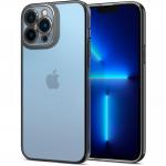 Carcasa Spigen Optik Crystal compatibila cu iPhone 13 Pro Chrome Grey 2 - lerato.ro