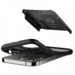 Carcasa Spigen Slim Armor compatibila cu iPhone 13 Pro Black 4 - lerato.ro