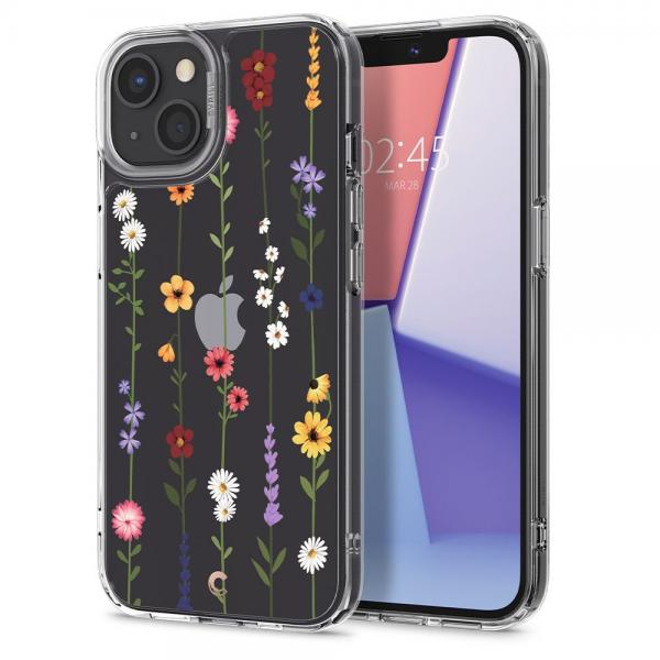 Carcasa Spigen Cecile compatibila cu iPhone 13 Flower Garden 1 - lerato.ro