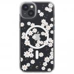 Carcasa Spigen Cecile MagSafe compatibila cu iPhone 14 Plus White Daisy 2 - lerato.ro