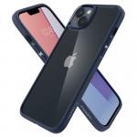Carcasa Spigen Crystal Hybrid compatibila cu iPhone 14 Plus Navy Blue 3 - lerato.ro