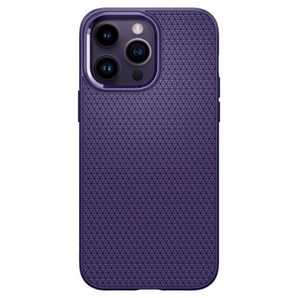 Carcasa Spigen Liquid Air compatibila cu iPhone 14 Pro Max Deep Purple 1 - lerato.ro