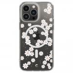 Carcasa Spigen Cecile MagSafe compatibila cu iPhone 14 Pro White Daisy 2 - lerato.ro
