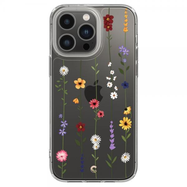 Carcasa Spigen Cecile compatibila cu iPhone 14 Pro Flower Garden