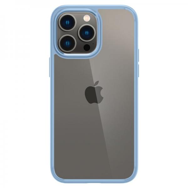 Carcasa Spigen Crystal Hybrid compatibila cu iPhone 14 Pro Blue 1 - lerato.ro