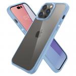 Carcasa Spigen Crystal Hybrid compatibila cu iPhone 14 Pro Blue