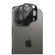 Set 2 folii sticla camera foto Spigen Optik compatibil cu iPhone 14 Pro / 14 Pro Max / 15 Pro / 15 Pro Max / 16 Pro / 16 Pro Max Black