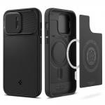 Carcasa Spigen Optik Armor MagSafe compatibila cu iPhone 14 Pro Black 3 - lerato.ro