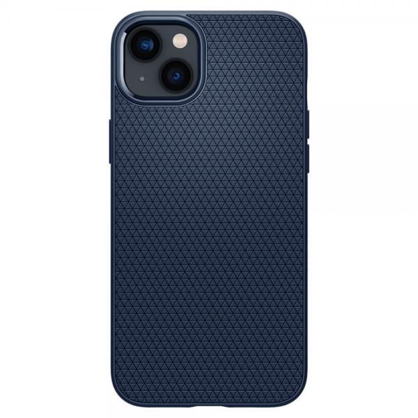 Carcasa Spigen Liquid Air compatibila cu iPhone 14 Navy Blue
