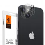 Set 2 folii sticla camera foto Spigen Optik compatibil cu iPhone 14 / 14 Plus Clear 3 - lerato.ro
