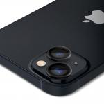 Set 4 protectii sticla camera foto Spigen Optik EZ FIT compatibil cu iPhone 14 / 14 Plus Black