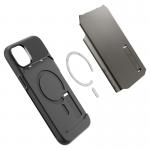 Carcasa Spigen Slim Armor MagSafe compatibila cu iPhone 14 Gunmetal