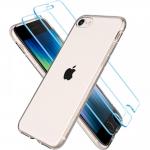 Set carcasa Spigen Liquid Crystal si 2 folii GLAS.tR SLIM compatibila cu iPhone 7/8/SE 2020/2022 Crystal Clear 3 - lerato.ro