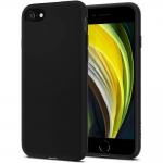 Carcasa Spigen Liquid Crystal compatibila cu iPhone 7/8/SE 2020/2022 Matte Black 2 - lerato.ro