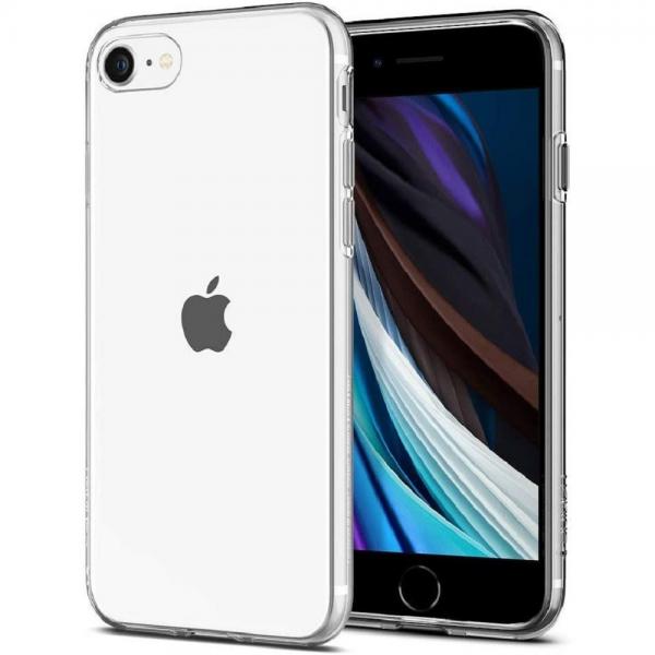 Carcasa Spigen Liquid Crystal iPhone 7/8/SE 2020/2022 Crystal Clear 1 - lerato.ro