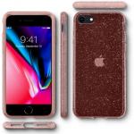 Carcasa Spigen Liquid Crystal compatibila cu iPhone 7/8/SE 2020/2022 Glitter Rose 6 - lerato.ro