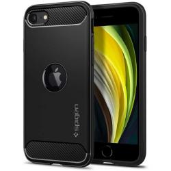Carcasa Spigen Rugged Armor compatibila cu iPhone SE 2020 / 2022 Black