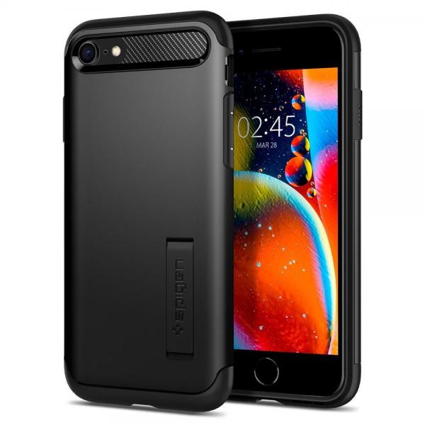 Carcasa Spigen Slim Armor iPhone 7/8/SE 2020/2022 Black 1 - lerato.ro