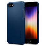 Husa slim Spigen Thin Fit compatibila cu iPhone 7/8/SE 2020/2022 Navy Blue 2 - lerato.ro