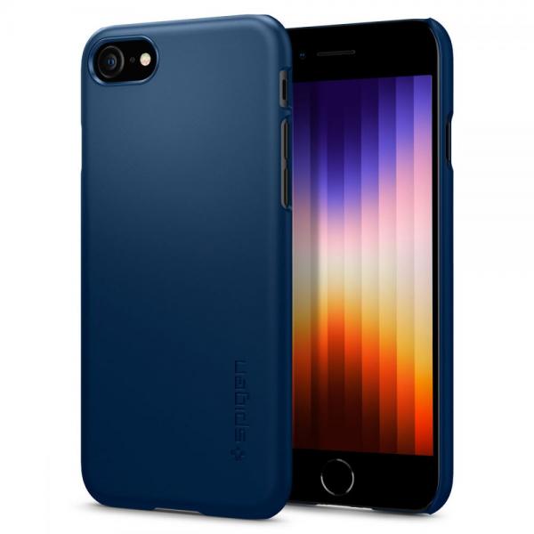 Husa slim Spigen Thin Fit compatibila cu iPhone 7/8/SE 2020/2022 Navy Blue 1 - lerato.ro
