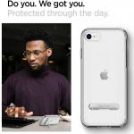 Carcasa Spigen Ultra Hybrid S compatibila cu iPhone 7/8/SE 2020/2022 Crystal Clear 8 - lerato.ro