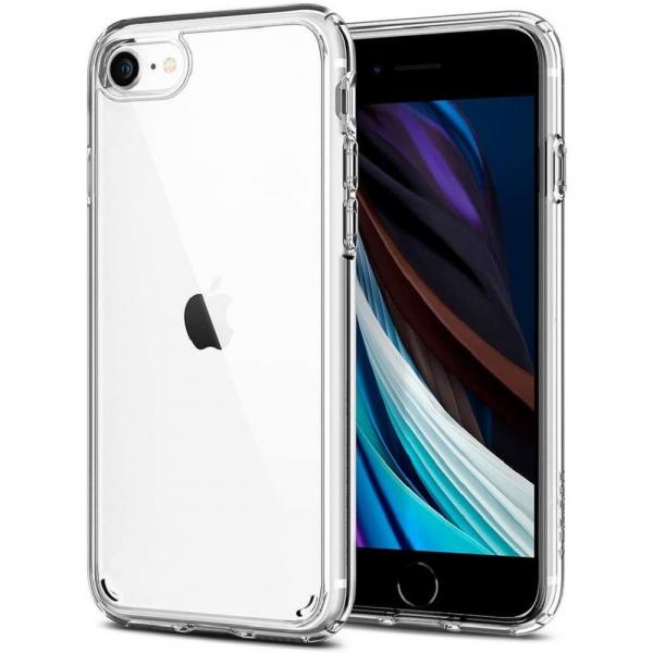 Carcasa Spigen Ultra Hybrid compatibila cu iPhone 7/8/SE 2020/2022 Crystal Clear 1 - lerato.ro