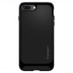 Carcasa Spigen Neo Hybrid Herringbone iPhone 7/8 Plus Shiny Black 3 - lerato.ro