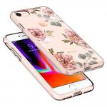 Carcasa Spigen Liquid Crystal compatibila cu iPhone 7/8 Aquarelle Rose 6 - lerato.ro
