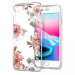 Carcasa Spigen Liquid Crystal compatibila cu iPhone 7/8 Aquarelle Rose