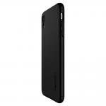 Carcasa Spigen Thin Fit 360 iPhone XR Black cu folie de protectie 9 - lerato.ro