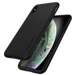 Carcasa Spigen Thin Fit 360 iPhone X/Xs Black cu folie de protectie 3 - lerato.ro