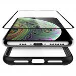 Carcasa Spigen Ultra Hybrid 360 iPhone X/Xs Black cu folie de protectie