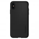 Carcasa Spigen Thin Fit 360 iPhone XS Max Black cu folie de protectie 4 - lerato.ro