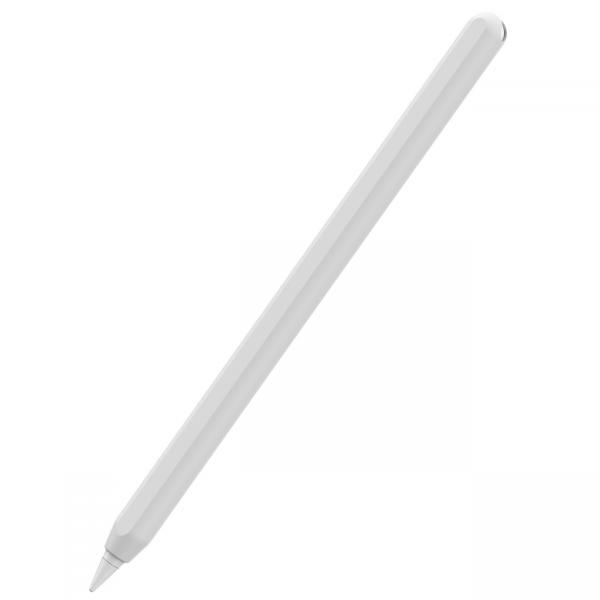 Husa Stoyobe Nice Sleeve compatibila cu Apple Pencil 2, Silicon, Alb 1 - lerato.ro