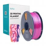 Filament pentru imprimanta 3D Sunlu PLA Plus Silk Tricolor, Finisaj matasos / lucios, Diametru 1.75mm, 1kg, Rosu / Galben / Albastru 5 - lerato.ro