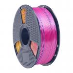 Filament pentru imprimanta 3D Sunlu PLA Plus Silk Tricolor, Finisaj matasos / lucios, Diametru 1.75mm, 1kg, Rosu / Galben / Albastru 2 - lerato.ro