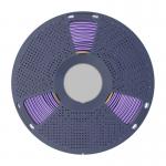 Filament pentru imprimanta 3D Sunlu PLA Plus Silk Tricolor, Finisaj matasos / lucios, Diametru 1.75mm, 1kg, Negru / Gold / Mov 4 - lerato.ro