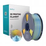 Filament pentru imprimanta 3D Sunlu PLA Plus Silk Forth Color, Finisaj matasos / lucios, Diametru 1.75mm, 1kg, Albastru / Mov / Portocaliu / Galben 5 - lerato.ro