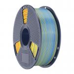 Filament pentru imprimanta 3D Sunlu PLA Plus Silk Forth Color, Finisaj matasos / lucios, Diametru 1.75mm, 1kg, Albastru / Mov / Portocaliu / Galben 2 - lerato.ro