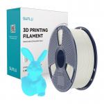 Filament fosforescent pentru imprimanta 3D Sunlu PLA, Diametru 1.75mm, 1kg, Alb / Albastru 5 - lerato.ro