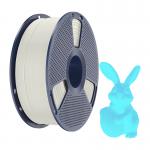 Filament fosforescent pentru imprimanta 3D Sunlu PLA, Diametru 1.75mm, 1kg, Alb / Albastru 3 - lerato.ro