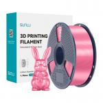 Filament pentru imprimanta 3D Sunlu PLA Plus Silk, Finisaj matasos / lucios, Diametru 1.75mm, 1kg, Roz 5 - lerato.ro