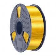 Filament pentru imprimanta 3D Sunlu PLA Plus Silk, Finisaj matasos / lucios, Diametru 1.75mm, 1kg, Gold